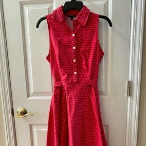 Beautiful pink polkadot sleeveless dress